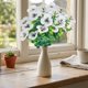 thumbnail image 5 of Tallos de flores artificiales de pensamiento | Tallos florales artificiales de aspecto realista, 5 of 6