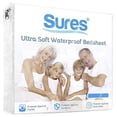 thumbnail image 2 of Sures Waterproof Mattress Protector - California King Size Bedsheet - Fitted Machine Washable Bed Sheet - Vinyl Free Bedwetting Cover Pad - for Kids, Adult, Elderly, 2 of 10