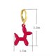 thumbnail image 3 of Lindo pendiente colgante con forma de perro globo pequeño, delicado esmalte de dibujos animados, amarillo, 3 of 5
