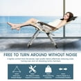 thumbnail image 6 of ABORON Zero Gravity Chair,Adjustable Lawn Recliner,Folding Reclining Patio Lounger Chair with Removable Cushion, Headrest & Cup Holder, 6 of 9