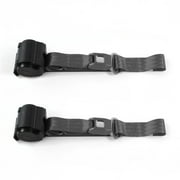 Standard 2 Point Charcoal Retractable Bucket Seat Belt Kit with 2 Belts for 1967-1969 Camaro