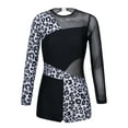 thumbnail image 3 of DPOIS Kids Girls Gymnastics Leotards Long Sleeve Dance Biketards Shorts Unitards, 3 of 4
