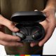 thumbnail image 3 of Skullcandy Push ANC Active in-Ear Wireless Earbuds, 58 Hr Battery, IP67 Waterproof, Wireless Charging, Microphone, Works with iPhone Android and Bluetooth Devices - True Black/Orange, 3 of 5