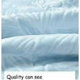 thumbnail image 6 of DBOZE Weighted Heavy Korean Mink Fleece Blanket 2 Ply Reversible Super Silky Soft Plush Warm Blanket King Size, Blue, 6 of 9