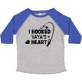 thumbnail image 3 of Inktastic I Hooked Yayas Heart with Fishing Rod Boys or Girls Toddler T-Shirt, 3 of 5