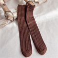 thumbnail image 4 of Genuiskids Toddler Baby Girl Boy Knee High Socks Solid Color Tube Socks Ribbed Knit Stockings for 1-8 Years Kids, 4 of 4