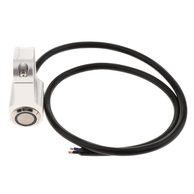 Interruptor de lámpara Antiniebla Universal shamjiam para Motocicletas de Manillar de 22 mm Azul