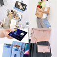 thumbnail image 7 of Jiahe Cover for Google Pixel 8 Pro, Multifunctional Wallet Case with Card Holder and Shoulder Strap,PU Leather Magnetic Closure Zipper Pocket Kickstand Wristband Flip Leather Cover, blue, 7 of 7