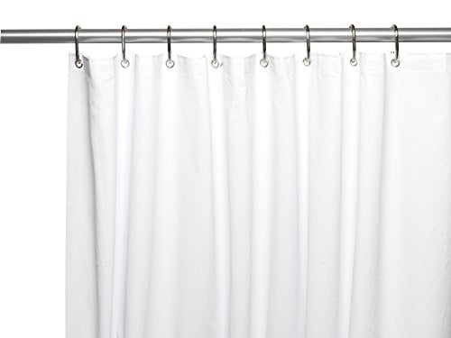 Betterbath Heavy Vinyl Shower Curtain, Wimaha 15 Gauge Eva Shower Curtain Liner