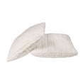 thumbnail image 3 of 2-PACK BELTON FAUX FUR PILLOW 18" X 18" - FAUX MINK SIGNATURE OFF-WHITE, 3 of 3