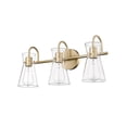 thumbnail image 3 of Millennium Lighting  Camellia 2/3/4 Light Vanity Fixture 3 Light - Modern Gold, 3 of 5