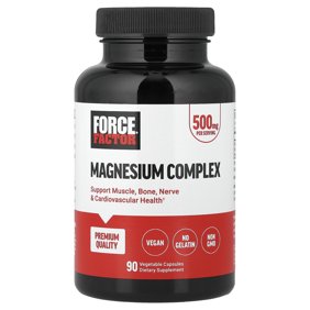 Force Factor Magnesium Complex, 500 mg, 90 Vegetable Capsules