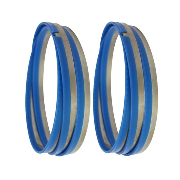 2pcs 1200x16x0.55mm 47"x0.6"x0.02" Bandsaw Blades for Meat Cutting Band Saw Blades for Frozen Meat Bones Fish Pork Cutting