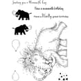 thumbnail image 2 of Pink Ink Designs 6"X8" Clear Stamp Set-Mammoth Hugs, 2 of 2