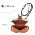 thumbnail image 4 of Étui de Recharge Compatible avec Airpods Pro, Étui à Rabat en Cuir avec Long Cordon Noir, 4 of 5
