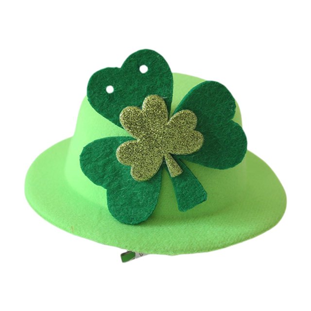 TISHITA ST. Patrick's Day Hat Costume Accessory for Celebration Carnival Performance Fluorescent Green