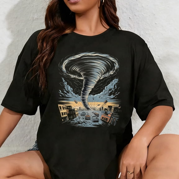 100% Cotton Unisex Tornado Tshirt for Kids Toddler Weather Meterologist Storm T-Shirt