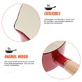thumbnail image 6 of UPOUART 1Pack Enamel Small Saucepan for Stove Top Red Round Design 1000ml Capacity, 6 of 7