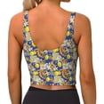 thumbnail image 2 of Yiaed Sicilian Style Print Ladies Waistcoat Women Sports Vest Vest Sports Women Sports Top Yoga Vest for women-X-Large, 2 of 8