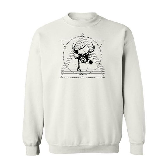 Sacred Geometry Line Art Sweatshirt Men -Image by Shutterstock, Male Small