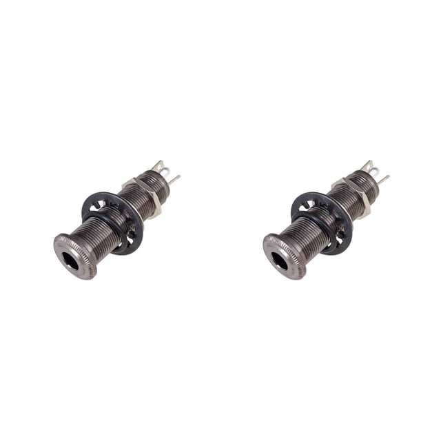 Yuarrent Salida estéreo práctica profesional, entrada de 1/4 pulgadas, enchufe exquisito antiruidoso, piezas de accesorios para guitarra eléctrica Type1 NO1 Yuarrent CBP464259