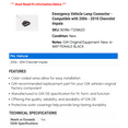 thumbnail image 2 of Emergency Vehicle Lamp Connector - Compatible with 2006 - 2010 Chevy Impala 2007 2008 2009, 2 of 2