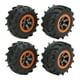 thumbnail image 1 of Neumáticos de coche RC, 4 piezas Neumáticos de coche RC Accesorios de coche RC Juego de neumáticos de goma Funcionalidad de alta precisión, 1 of 14