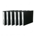 thumbnail image 1 of Moustache 6/Pack 2" D-Ring Binder, 3 Rings, Letter Size, Black, 1 of 6