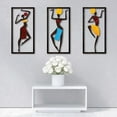 thumbnail image 5 of Alluring African Dancer Wall Ornament - Perfect for Home Decor Lively Ethnic-inspired Wall Mural for Bedroom An Attractive Wall Hanging, Wall Sculptures - Wall Art, 5 of 19