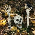 thumbnail image 4 of Crowdstage Halloween Decoration Props Simulation Skeleton Hand Bone Halloween Party Family Outdoor Decoration Secret Room Horror Decoration, 4 of 9