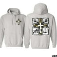 thumbnail image 4 of Faith Hunt Fish Hoodie – Camo Cross with Antlers, Hook & Bass Graphic – Country Christian Outdoor Sweatshirt for Men & Women, 4 of 6