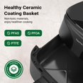 thumbnail image 2 of Freidora Taste Ceramic de 5.5 L, 8 en 1, 450 °F, con sonda inteligente, 2 of 9