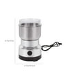 thumbnail image 2 of KQJQS Stainless Steel Coffee Grinder with 4 Steel Blades, Energy Efficient, Versatile Grinder for Coffee, Spices, and More, Easy to Clean with Transparent Lid, 2 of 7