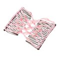 thumbnail image 4 of Pelo de Plástico Peine Elástico Clips Dobles Horquillas Pinza para El Cabello Pinza para El Cabello Accesorios para El Cabello - Rosado, Estilo 1 Sunnimix Magic Beads Hair Peines, 4 of 7