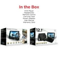 thumbnail image 6 of Ematic 12.1" Portable DVD Player with Travel Bag & Headphones, Blue, 6 of 12