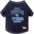 thumbnail image 2 of Pets First NFL Tennessee Titans Pet T-Shirt. Licensed, Wrinkle-free, Tee Shirt for Dogs/Cats. Football Shirt, 2 of 5