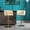 Ivory, variant on Golden Legs and Swivel Feature / Navy Bar Stools for Rooftop Bar
