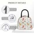 thumbnail image 4 of Rateoe Cute Little Animals Pattern Lunch Bag Women, Lunch Box, Lunch Bag, Small Leakproof Lunch Tote Large Capacity Reusable Insulated Cooler Lunch Container, 4 of 6