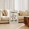 thumbnail image 3 of Learn To Let Go Retro Flower Character Print - Floral Retro Mascot Cartoon, 60s 70s Fun Art, Peace Flower,Painting Art, Dining Room Wall Decor Ideas, Art Deco Frameless 20x30inch, 3 of 5