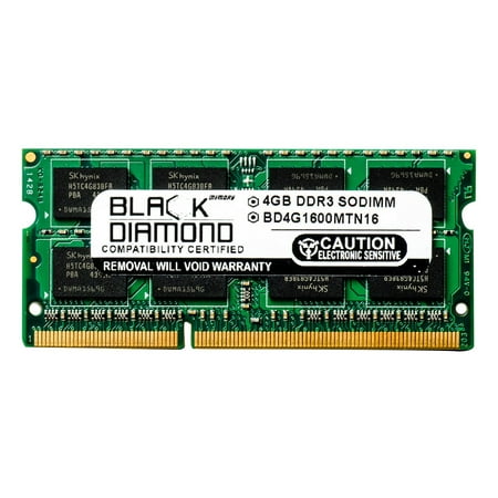 4GB RAM Memory for Asus Notebooks K56CM Black Diamond Memory Module DDR3 SO-DIMM 204pin PC3-12800 1600MHz Upgrade