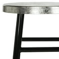 thumbnail image 6 of SAFAVIEH Kenzie Iron Silver Dipped 24" Counterstool, Black, 6 of 7