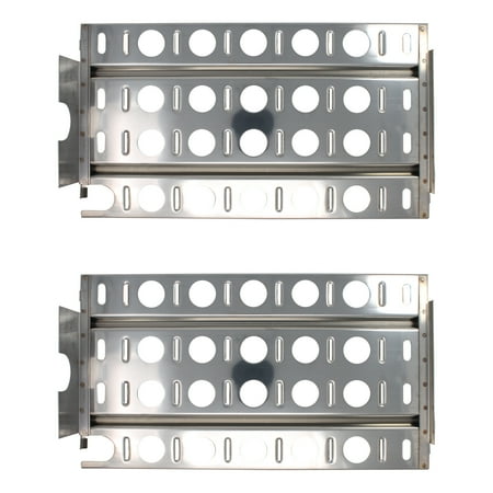 2-Pack BBQ Grill Heat Shield Plate Tent Replacement Parts for Lynx L36FR-2005 - Compatible Barbeque Stainless Steel Flame Tamer, Guard, Deflector, Flavorizer Bar, Vaporizer Bar, Burner Cover 15"