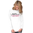 thumbnail image 3 of Dont Succeed Fix Ponytail Start Again Women's Long Sleeve T Shirt Brisco Brands S, 3 of 6