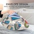 thumbnail image 4 of Yayeee Pillowcase King Size Set of 2 Satin Wrinkle Resistant Pillow Case, Beige School, 4 of 8