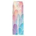 thumbnail image 4 of Colorful Mermaid Scales Pajama Pants Comfortable Elastic Waist Pajamas Fashion Sleepwear Bottoms Plus Size Homewear, 4 of 6