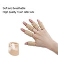 thumbnail image 2 of 10-Piece Sports Finger Sleeves Nylon Latex Silk Support Finger Elastic Thumb Sleeves Basketball Knuckle Guard Trigger Sports Finger Sleeves For Painful Relief, 2 of 7