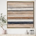 thumbnail image 2 of Designart ' Geometric Circle Natural Balance III ' MidCentury Modern Transitional Framed Canvas, 2 of 3