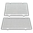 thumbnail image 4 of KAKOWELY Bread Cooling Rack 2pcs Nonstick Cake Bread Cooling Rack Rectangle Design Baking Cooling Rack16.06"X10.16"X0.59", 4 of 5