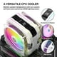 thumbnail image 2 of Enfriador de CPU ALSEYE M120D Plus con pantalla de temperatura ARGB blanco, 2 of 8