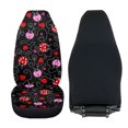thumbnail image 4 of Uorisanigo Car Seat Covers Front Set 2 Packs, Washable Plush Cute Ladybug Seat Covers, Universal Fit Interior Cover for Most Vehicles, Auto Accessories, 4 of 7